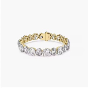 Elegant Timeless Tennis Bracelet Sparkling Moissanite Stones for Any Occasion Adding Luxurious Touch to Your Style - Product Image 1