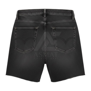 Pantalones Cortos Vaqueros para Hombre, Corte Estructurado, Acabado Limpio y Diseño Minimalista, para Actividades al Aire Libre y Viajes - Product Image 6