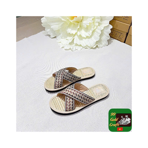 Handmade Indoor <b>Slippers</b> Using Coconut Fiber and Seagrass Durable and Soft <b>Slippers</b> for Men and Women at Home or Office - Product Image 5
