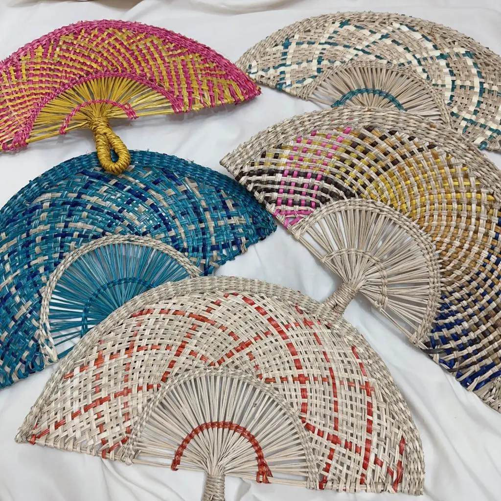 Hot new seagrass straw hanging plates for living room wall decoration handmade handicrafts crafts products wholesale bohemian