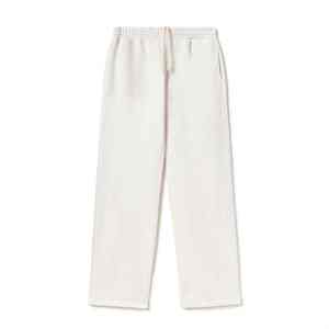 Pantalones de chándal con logotipo bordado, pantalones de chándal de pierna recta de algodón de diseño personalizado, fabricante de pantalones de chándal de pierna recta al por mayor para hombres - Product Image 1