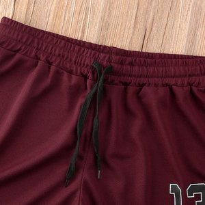 กางเกงขาสั้นผ้าใบสำหรับออกกำลังกายของผู้ชายกางเกงวิ่งออกกำลังกายลำลองกางเกงวิ่งผ้าคอตตอนสีพื้นระบายอากาศแห้งเร็วสำหรับ100% - Product Image 5