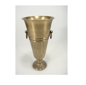 Brass Antique <b>Ribbed</b> New Design Flower <b>Vase</b> - Product Image 1