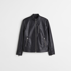 Veste en cuir pour homme de haute qualité de meilleur fournisseur de différentes tailles vente directe d'usine Veste en cuir pour homme - Product Image 1