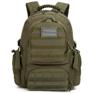 Mochila táctica resistente al agua con correas de hombro ajustables de marca personalizada y múltiples secciones de almacenamiento - Product Image 1