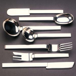 Muchos diseños de servidor de ensalada con mango de hoja de oro, cubiertos de acero inoxidable, juego de cubiertos de servidor de ensalada Chapado en plata, cucharón - Product Image 3