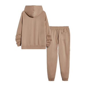 ชุดวอร์มเด็กแบบสวมหัวมีฮู้ดสำหรับฤดูหนาวผ้าฝ้ายโพลีเอสเตอร์ออกแบบได้ตามต้องการกางเกงสำหรับใส่วิ่งกลางแจ้ง - Product Image 2