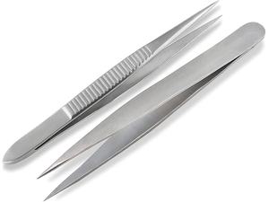 Pinzas de pestañas de Venta caliente hechas en Pakistán Diseño OEM Precio barato Nuevo estilo Pinzas de pestañas ligeras - Product Image 4