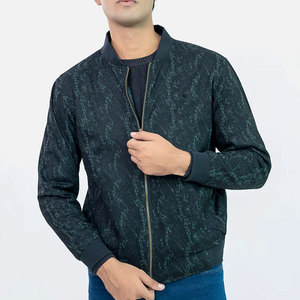 Blousons aviateur pour hommes, nouveau design, col montant, manches longues, fermeture éclair intégrale - Product Image 2