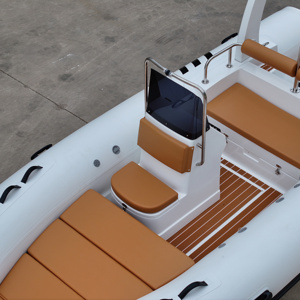 Zhenbo 17ft RIB-480D Bateau pneumatique de sport <span class=keywords><strong>pour</strong></span> la pêche et la plongée, pliable, stable, certifié CE, 8 personnes - Product Image 5