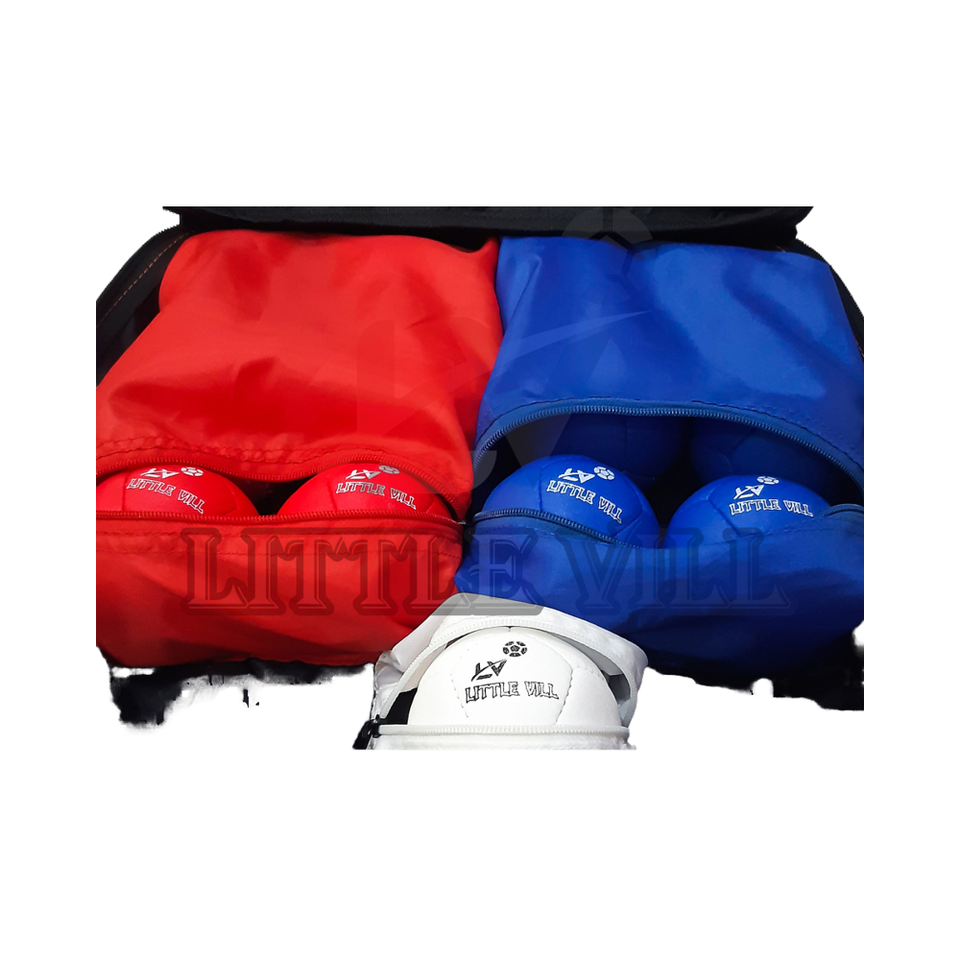 High Quality Leftover Stock Hand Stitched Synthetic Leather Boccia Ball Set With Referee Kit For Sports & Entertainment