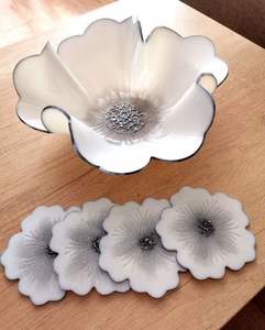 Cuenco de resina de lujo con detalles elegantes que añaden encanto a las experiencias gastronómicas y complementan la vajilla moderna - Product Image 2