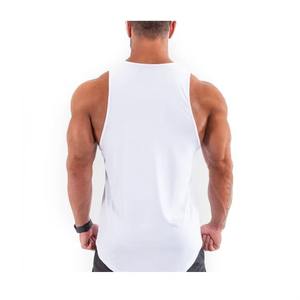 Private Label Men's <b>Workout</b> <b>Tank</b> <b>Top</b> Plus Size Solid Color Breathable Knitted Fabric Casual Style for Running Bodybuilding - Product Image 4