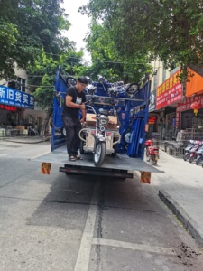 รถสามล้อบรรทุกสินค้าไฟฟ้า3ล้อสำหรับงานหนัก1ม. พร้อมโครงเหล็กมอเตอร์แบบเปิดมอเตอร์ได้รับการรับรอง CCC สำหรับใช้ในฟาร์ม - Product Image 6