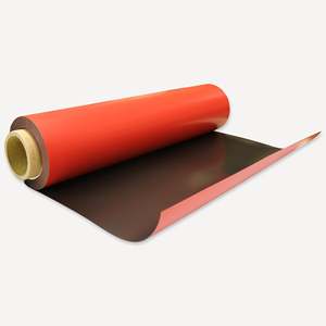 Foglietto magnetico rosso 10.000x610x0,9mm - Product Image 1