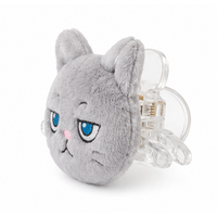 Pince à cheveux en peluche motif dessin animé - Décoration capillaire mignonne en alliage plastique et tissu - Product Image 4