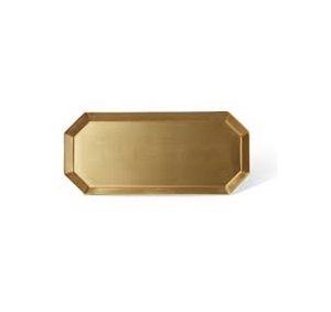 Bandeja de servicio al por mayor de acero inoxidable rectangular de metal para hotel, bandeja de comida rápida para restaurantes, uso de servicio y uso de servicio - Product Image 4