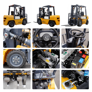 LUYU High Quality 3 <strong>Tonne</strong> New Diesel <strong>Forklift</strong> 3000kg Load Container Mast Fork Lift Truck Material Handling Machinery for Sale - Product Image 4
