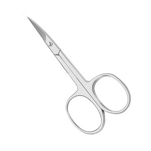 Ciseaux à ongles en acier inoxydable, lames incurvées et tranchantes, ciseaux à cuticules pour salon de beauté, vente en gros - Product Image 1