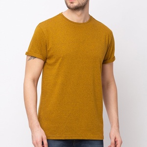 T-shirts de haute qualité 100% coton pas cher blanc plaine t-shirts pour hommes en gros T-shirt à manches courtes et à épaules tombantes de l'usine - Product Image 2