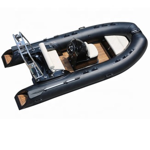 15ft léger en fibre de verre rigide gonflable RIB480 dériveur zodiaque récréatif hypalon offshore artisanat avec kit d'ancrage en PVC - Product Image 1