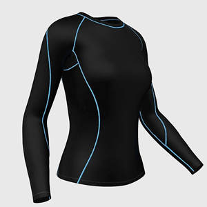 OEM personnalisé femmes T-shirt à manches longues Compression Nouvelle arrivée Gym Workout Top respirant Fitness Sportswear pour la vente en gros - Product Image 2
