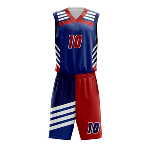 Nouveau maillot de basket-ball et short de sport personnalisés pour hommes, ensemble de basket-ball imprimé de style classique pour hommes, par sublimation pour hommes - Product Image 5