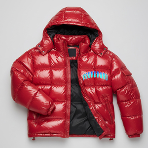 Veste matelassée brillante et gonflée, vente chaude, hiver, épaisse, chaude, pour homme et femme, surdimensionnée, tendance, isolée, respirante - Product Image 4