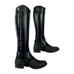 Chaps d'équitation à haute adhérence pour une meilleure maîtrise de la selle, couvrance intégrale et confort pour les cavaliers d'écurie et de sentier - Product Image 4