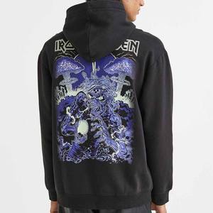 Venta al por mayor de los hombres personalizados regular ajustado Sudadera con capucha de los hombres pulóver con bolsillo de canguro con capucha - Product Image 4