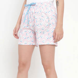 Design Your Own Logo Custom Women Shorts High <b>Waist</b> Breathable Eco-Friendly Polyester/Cotton Lightweight - Product Image 4