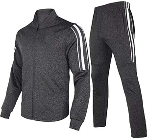 2024, ropa de entrenamiento bordada personalizada de alta calidad de talla grande para hombre, conjuntos de chándal liso, tela de lana de invierno, pista de invierno - Product Image 2
