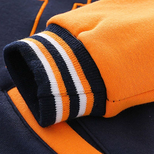 Fabricantes de ropa de aduana moda 2024 chaqueta Retro roja Unisex de moda para hombres chaqueta térmica Varsity de moda de algodón - Product Image 3