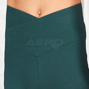 Wholesale Fashion Style High-Waist <b>Women's</b> Yoga <b>Legging</b> Breathable Knitted Fabric Woven in Pakistan - Product Image 6