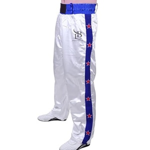 กางเกงชกมวยไทย คาราเต้ ฟิตเนส ผ้าซาตินโพลีเอสเตอร์ ผลิตตามสั่ง สำหรับผู้ใหญ่ ราคาขายส่ง - Product Image 4