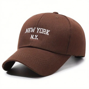 Casquettes de baseball tendance 5 panneaux en popeline satinée avec broderie 3D, lettres confortables, sangle réglable, coton lavé, sport - Product Image 4