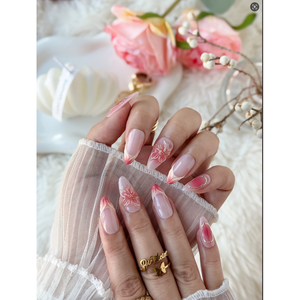 Uñas Postizas Rosewood Bloom, Elegantes y con Estilo - Product Image 4