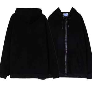 เสื้อฮู้ดผู้ชายผ้าฟลีซแบบมีซิปมีลายปัก - Product Image 5