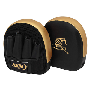 Junior Hook Jab Target Hand Pads Niños Boxeo Focus Mitts con Maya Hide Leather Ideal para jóvenes MMA Artes marciales - Product Image 2