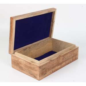 Boîtes de rangement en bois modernes de style vintage avec un design sculpté de qualité pour la décoration intérieure Bijoux en forme de rectangle directement de l'Inde - Product Image 6