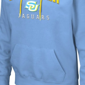 Sudadera de Algodón con Capucha de la Universidad del Sur, Color Azul Cielo, Diseño con Logotipo Universitario Estampado, Antiencogimiento, Tejido de Punto - Product Image 5