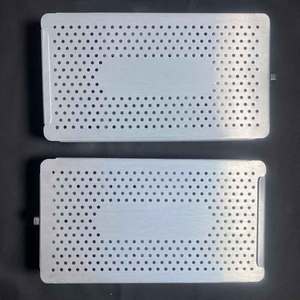 Caja de Esterilización Manual de Acero Inoxidable para Instrumentos Quirúrgicos Alemanes de Alta Calidad para Laparoscopio e Instrumentos - Product Image 1