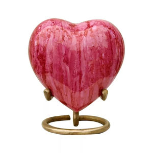 Quality Precisely Designed <b>Heart</b> Shaped Keepsake Cremation Urn Funeral Supplies Low Price Hot Seller - Product Image 6