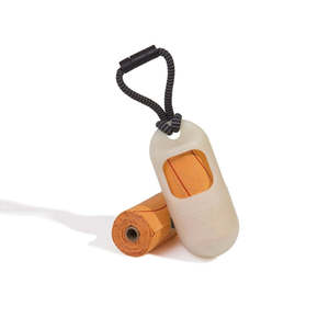 Distributeur de sacs à excréments phosphorescents pour chiens, écologique, portable, style simple, en plastique, pour animaux de compagnie - Product Image 1