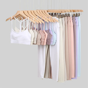 Ensemble de vêtements de sport respirant en spandex/nylon à taille haute pour femmes, 2 pièces, pour le yoga, l'entraînement, la salle de sport, le fitness - Product Image 6