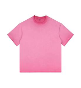 Premium quality Breathable Custom Sun Faded Short T-shirt High Street Retro <b>Tie</b> <b>Dye</b> Oversized Vintage Washed Unisex HeavyT-shirt - Product Image 4