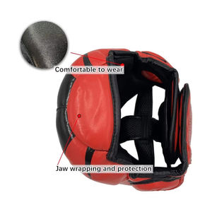 Protector de Cabeza de Boxeo Personalizado para Hombre, de Cuero, Ajustable, Duradero, Cosido, Informal, Antiarrugas, Transpirable y Cómodo - Product Image 6