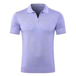 Nouveau tissu soyeux d'été pour hommes pour polo Full-Body Letter Print Top Plus Size Compressed Clothing - Product Image 1