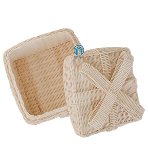 Nursery <b>Toy</b> Handmade Rattan Gift Box High Quality Rattan Storage <b>Baskets</b> Natural Decor Decorative Gift <b>Basket</b> Made in Vietnam - Product Image 1