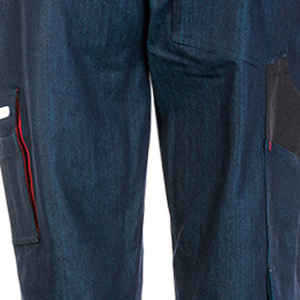 Pantalones DE TRABAJO DE SEGURIDAD reflectantes de alta visibilidad para hombre, pantalones Cargo informales de alta visibilidad con bolsillos con cordón en la cintura elástica - Product Image 4